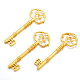 3 pcs 5 colors key Charms Pendants For Necklace Bracelet Jewelry Making DIY Handmade 80*28mm O204