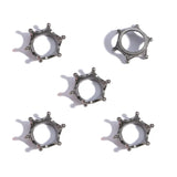 50Pcs 8 Colors Alloy Crown Design Accessories 23 * 23 * 8Mm DIY Necklace Bracelet Jewelry Production Materials Wholesale N239