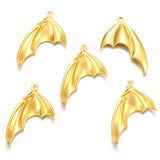 10pcs 6 Color fish tail Charms Alloy ocean animal For earring Pendants DIY Handmade Jewelry Accessories Making 21*30mm D7153