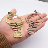 1pcs 126x67mm 2 Colors Antique Bronze Color Antique Copper Color Fish Bone Charms For DIY Jewelry Making