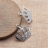 10pcs 27x24mm 3 Colors Antique Bronze Color Antique Silver Color Antique Gold Color Imperial Crown Charms