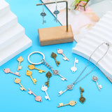 20 pcs 6 colors key Charms Pendants For Necklace Bracelet Jewelry Making DIY Handmade 34*11mm O236