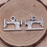 10pcs 19x15mm 2 Colors Antique Bronze Color Antique Silver Color Sewing Machine Charms For DIY Jewelry Making