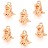 10pcs 7 Color Dinosaur Baby Charms Alloy Metal For necklace Pendants DIY Handmade Jewelry Accessories Making 17*123mm D9337