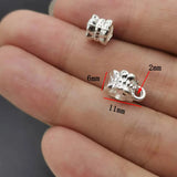 20-40pcs silver color Zinc Alloy Bead DIY big hole metal connector Beads Fits Charm Bracelets Necklaces Pendants making R224