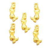 30pcs 5 colors mermaid Charms For Necklace Bracelet Keychain pendant DIY Jewelry Making 20*9mm D782