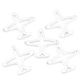 25pcs 6 colors alloy Charms 21*23mm Hollow aircraft Pendant For DIY Necklace Bracelet Earrings Jewelry Crafts Making Accessories