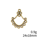 20pcs 24x18mm 2 Colors Earring Connector Pendant For DIY Jewelry Making Handmade Jewelry Craft Findings