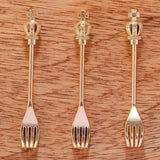 5pcs 5 Colors tableware Spoon fork Dining knife Charms DIY Jewelry Findings Pendants For Necklace Jewelry Making 60*7mm J491