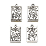 20 Styles Retro silver Style Witch Divination Tarot Card Tag Pendant DIY Charms Necklace Bracelet Jewelry Making 23*14mm J502