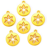 20pcs 4 Color Alloy christmas snow Charms For Earring necklace Pendants DIY Handmade Jewelry Accessories Making 14*11/17*15mm