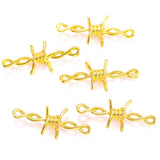 10pcs 3 styles 3D Thorns Metal Connectors Pendant Gothic Necklace Bracelet DIY Thorns Charms Jewelry Handicraft Making B200
