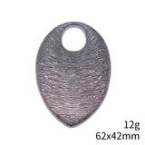 2pcs 62x42mm 2 Colors Antique Silver Color Kc Gold Color Large Inverted Water Drop Pendant For DIY Jewelry Making