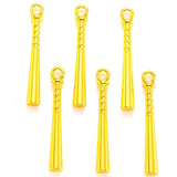10pcs 5 colors alloy Baseball bat Charm For Necklace Bracelet necklace Pendant DIY Jewelry Crafts Making Accessories 35*5mm J475