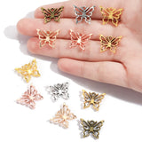 20pcs 6 Colors butterfly Charms For Bracelets Necklace Pendant DIY Handmade Jewelry Making accessories 17*14mm D2154
