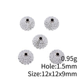 20pcs 12x12x9mm Antique Silver Color Tapered Tassel End Caps Pendant For DIY Jewelry Making Handmade Jewelry Findings