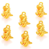 10pcs 7 Color Dinosaur Baby Charms Alloy Metal For necklace Pendants DIY Handmade Jewelry Accessories Making 17*123mm D9337