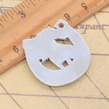 5 uds dijes caballo corcel herradura 29x30mm colgantes de Color plata antigua fabricación DIY joyería tibetana hecha a mano