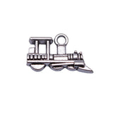 10pcs 19x12x4mm 2 Colors Antique Bronze Color Antique Silver Color Locomotive Charms For DIY Jewelry Making