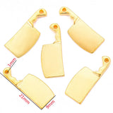 15pcs Antique silver color kitchen knife Zinc alloy charms Wholesales earring bracelet jewelry DIY handmade 21*9mm J279