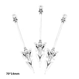 11-20pcs Mixed Styles Antique Knight Sword Anime weapon Charm for Jewelry Making DIY Handmade Weapons Personality Necklace U088