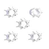 50Pcs 8 Colors Alloy Crown Design Accessories 23 * 23 * 8Mm DIY Necklace Bracelet Jewelry Production Materials Wholesale N239