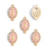 10Pcs Double-Drop Alloy Diamond-Studded Pendants DIY Necklace & Bracelet Jewelry Components Jewelry Making Materials W641