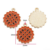 10pcs 20 styles Zinc alloy Metal Enamel bee honeycomb sunflower charm For Bracelet Necklace Key Chain Pendant DIY Jewelry Making