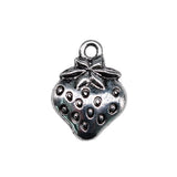 20pcs 15x11mm 2 Colors Antique Silver Color Antique Gold Color Strawberry Charms For DIY Jewelry Making