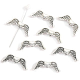 20pcs 6 colors shaped Angel Wings Spacer Bead Charms Jewelry Making DIY Jewelry accessories Handmade Craft 20*7mm R240