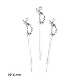 11-20pcs Mixed Styles Antique Knight Sword Anime weapon Charm for Jewelry Making DIY Handmade Weapons Personality Necklace U088