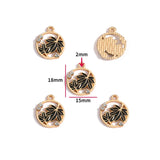 10pcs various styles Enamel Alloy flower Charm Earring Pendant DIY Keychain Necklace Jewelry Accessories W494