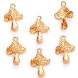 20pcs 4 Color  Alloy mushrooms CharmsFor Earring necklace Pendants DIY Handmade Jewelry Accessories Making 20*14mm K38