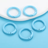 20/25/30/35/41mm Multi-colors Mixed Spray painting Alloy Keychain DIY Jewelry Making Findings V161