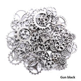 30pcs 10 Color GearsSmall Size 8-15mm Mix Alloy Mechanical Steampunk Cogs & Gears Diy Accessories