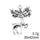 2pcs 30x42mm 2 Colors Antique Bronze Color Antique Silver Color Elk Deer Charms For DIY Jewelry Making