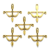 25 Pcs Zinc Alloy Bow and arrow Charm Tibetan Silver Pendant Jewelry Products Diy Pendants For Necklace Bracelets 26*25 mm M05