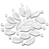 50pcs 14*6mm New Product 6 colors small leaves Charms Necklace Pendant Bracelet Jewelry Making Handmade Crafts diy Supplies