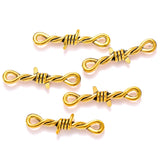 10pcs 3 styles 3D Thorns Metal Connectors Pendant Gothic Necklace Bracelet DIY Thorns Charms Jewelry Handicraft Making B200