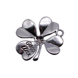 5pcs 28x26mm Kc Gold Color Good Luck Four-Leaf Clover Charms For DIY Jewelry Making