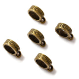 20 pcs 6 color Zinc Alloy Bead DIY big hole metal connector Beads Fits Charm Bracelets Necklaces Pendants making 4*9*12mm R228