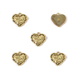 5pcs 4 Colors Irregular Alloy Charms Keyrings Bracelet Pendants Suitable for DIY Handicraft Jewelry Making B1113