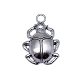 2pcs 40x27mm 2 Colors Antique Bronze Color Antique Silver Color Beetle Charms For DIY Jewelry Making