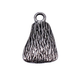 5pcs 23x14mm/26x17mm/27x14mm Antique Silver Color Irregular Geometric Textured Charms For DIY Jewelry Making