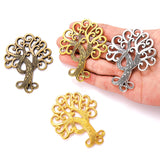 5 pcs Antique Porous Tree of Life Charms for Keychain clothing Pendants DIY Jewelry Making Accessories Findings 74*57mm Q277