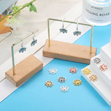 20Pcs 5 Colors Alloy flower charm For Bracelets Necklaces Pendant Diy Handmade Jewelry Making 14*13mm G126