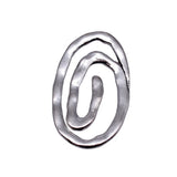 5pcs 37x22mm 2 Colors Antique Silver Color Kc Gold Color Hollow Hammered Swirl Pendant For DIY Jewelry Making