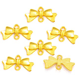 25 pcs 4 color Antique silver color Metal Bow Charms Pendants For Jewelry Making Diy Handmade Jewelry 20*10mm N104