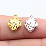 20pcs 15x11mm 2 Colors Antique Silver Color Antique Gold Color Strawberry Charms For DIY Jewelry Making