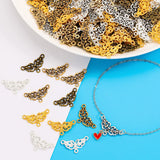 20pcs Antique Silver color Necklace Findings Metal Charm Pendants Jewelry Making DIY Charms Handmade G105